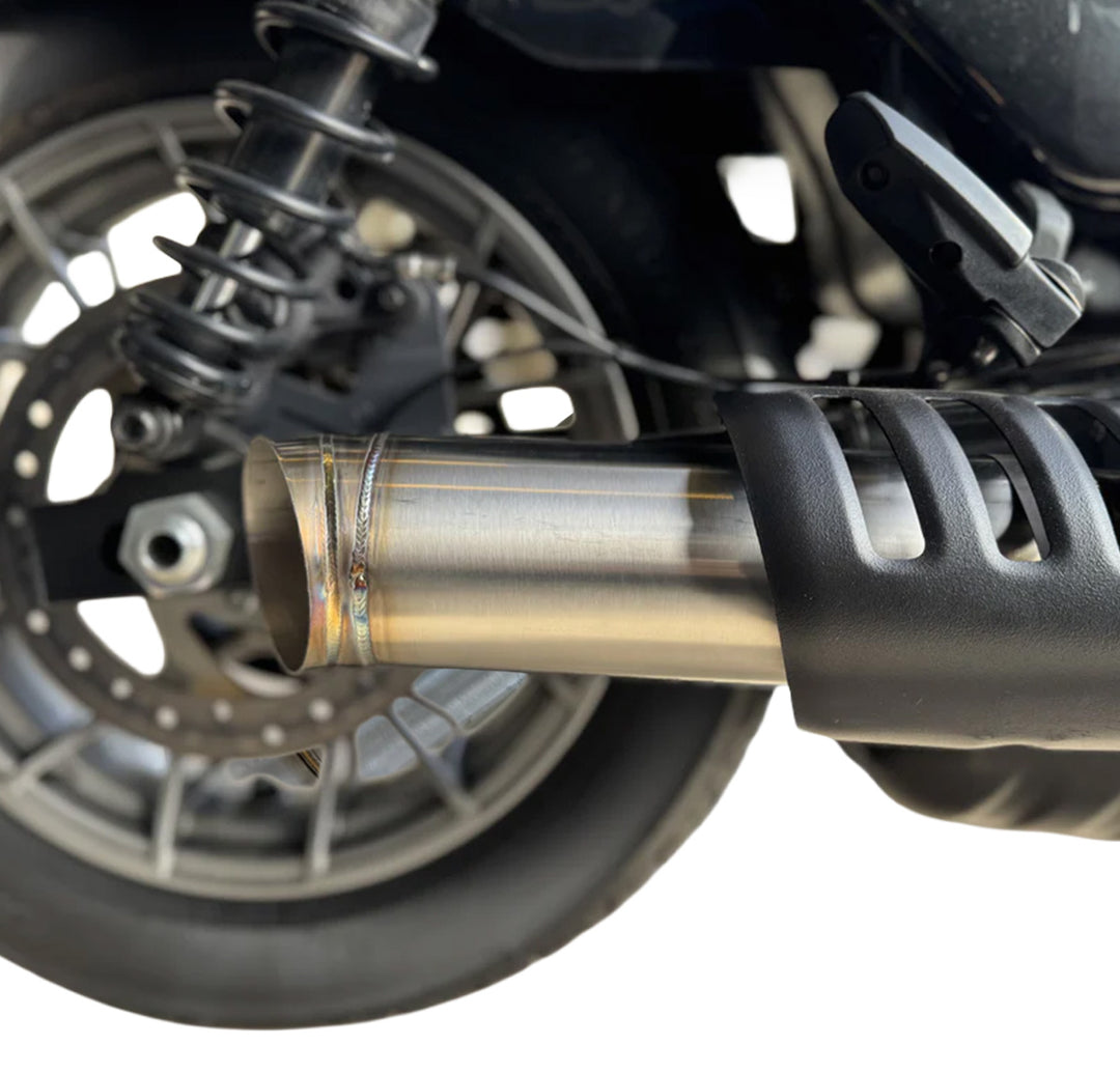 Nightster High Performance Harley Davidson OEM Fit Slip On Muffler | Kruesi x Stealth Pipes