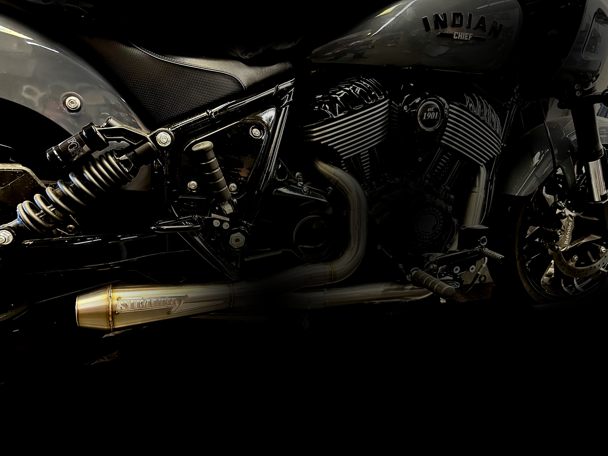 Stealth Pipes stainless headers for 2022–2025 Indian Chief – TIG-welded American-made exhaust system, photo 6 of 16