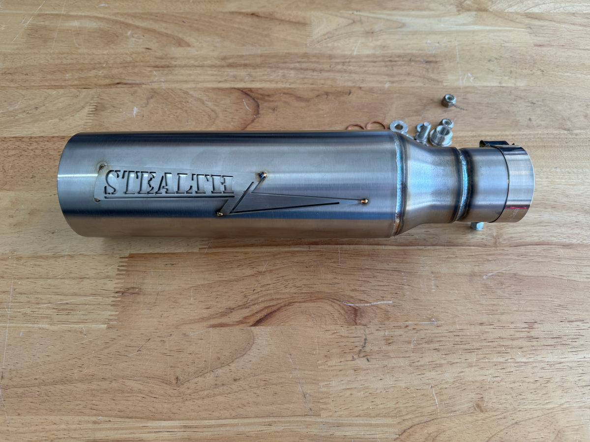 Stealth Pipes Breacher muffler – American-made stainless modular exhaust upgrade, fits all Stealth headers, photo 3 of 7