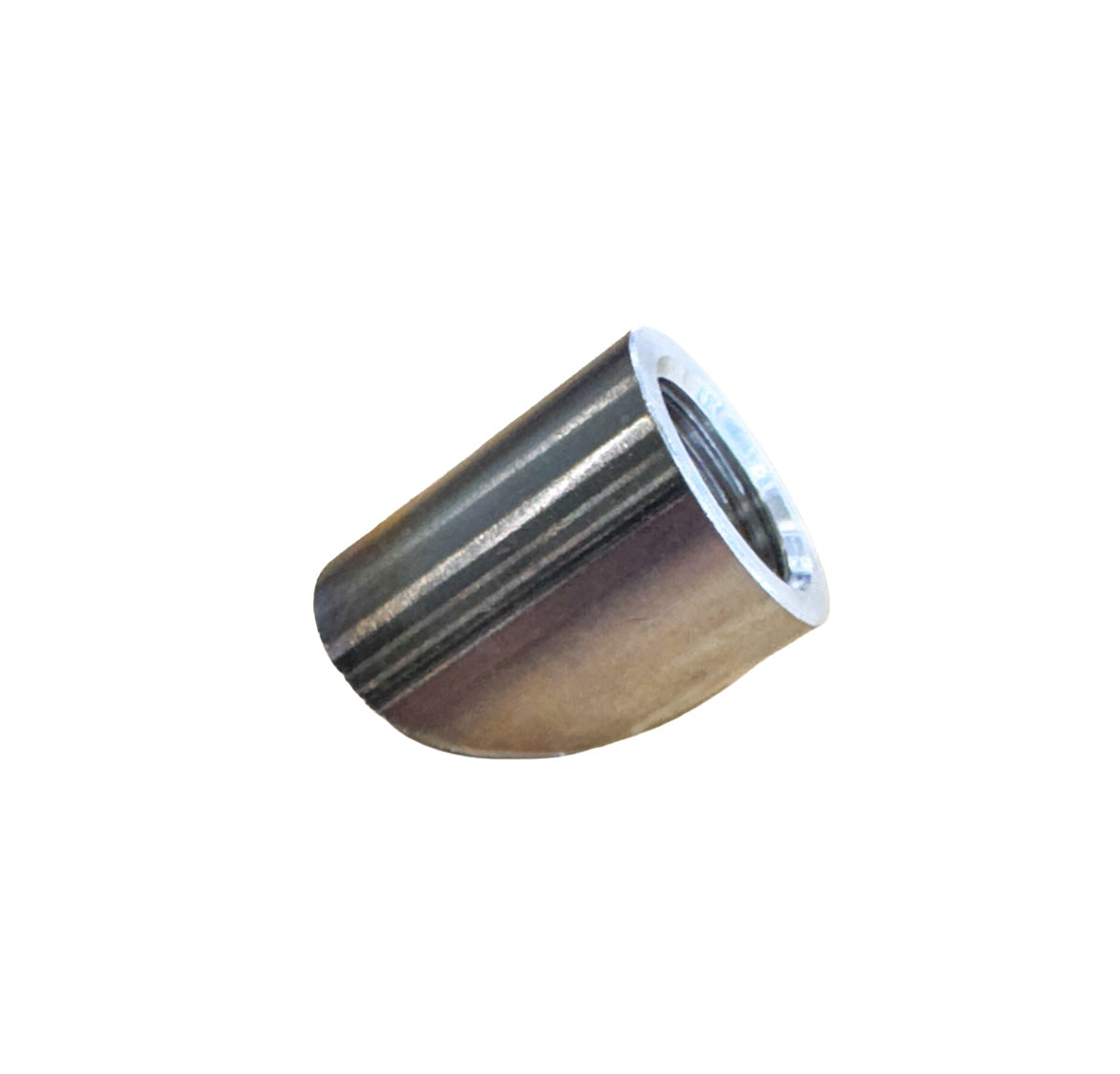 Stainless Steel O2 Sensor Weld Bung 45° Cut M18x1.5, photo 2 of 7