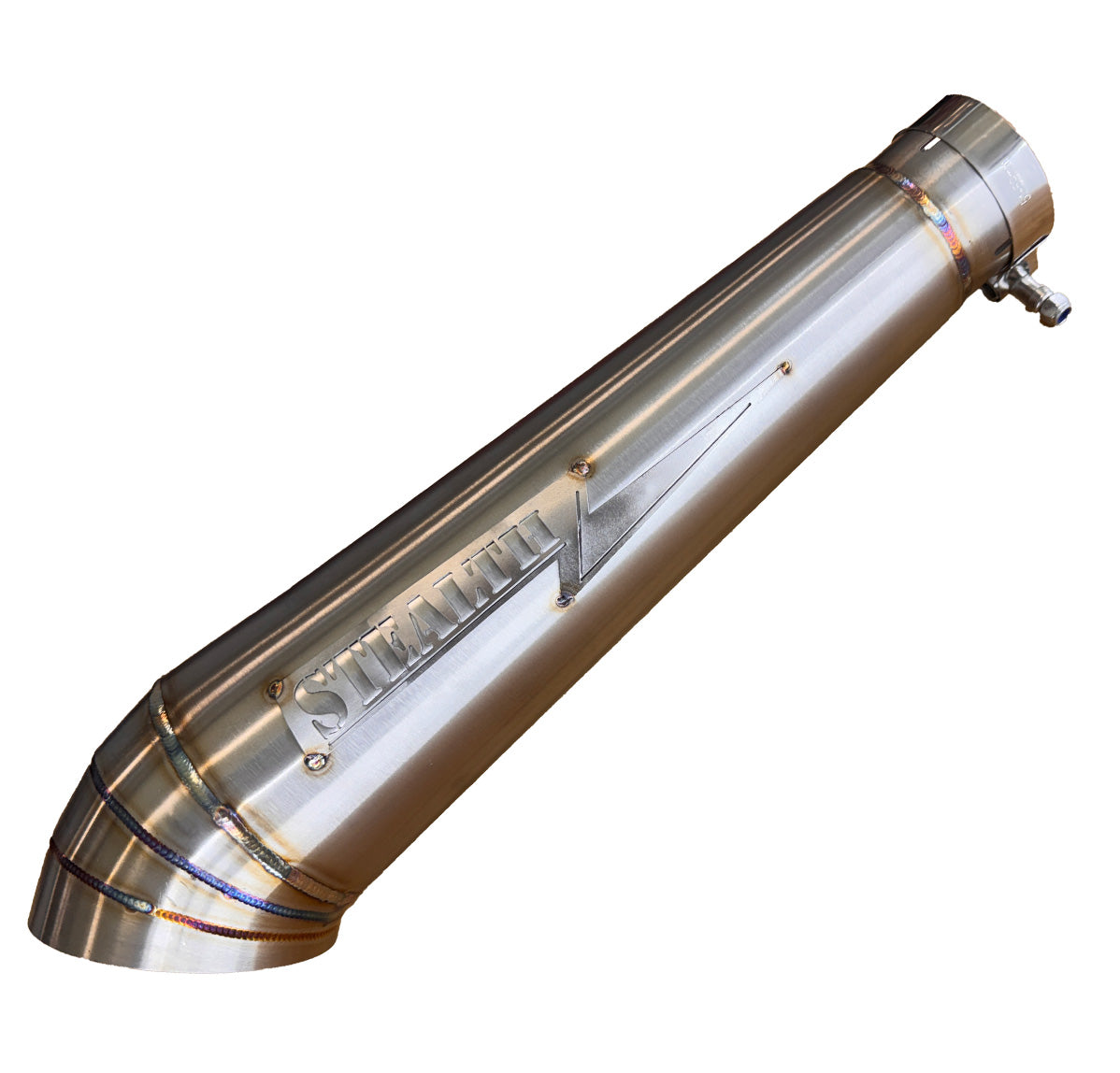 Streetsweeper Cone-Style Turndown 2.25" Slip On Muffler, photo 1 of 9