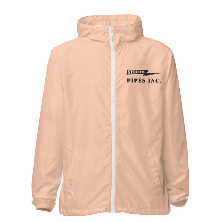 Unisex lightweight zip up windbreaker