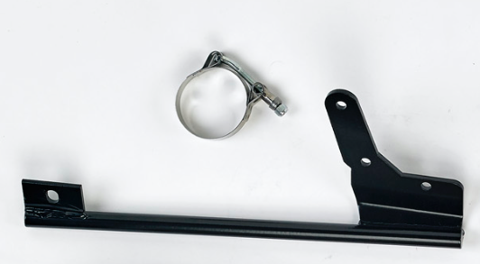 Stealth Pipes Replacement Bracket – Harley exhaust system support bracket with clamp, photo 4 of 10