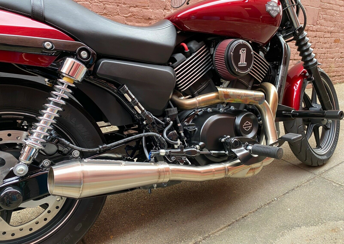 Stealth Pipes exhaust muffler on Harley XG 750 – stainless performance upgrade for 500 and 750 models, photo 1 of 4